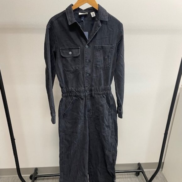 Universal Threads Black Denim Jumpsuit - Picture 1 of 6